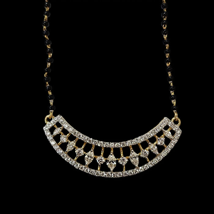 (PD-461) Diamond Pendant Set, Gold 7.770 (14KT), Diamond 1.51 CT