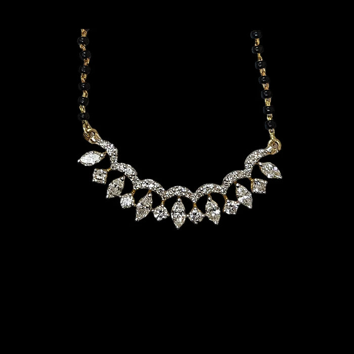 (PD-462) Diamond Pendant Set, Gold 6.834 (14KT) Diamond 1.37 CT