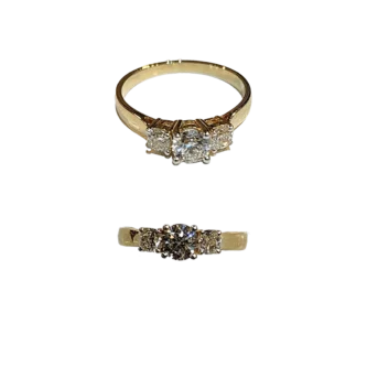 RDL-718, Ring in Diamond-0.93 CT, Gold-2.730, 18 KT