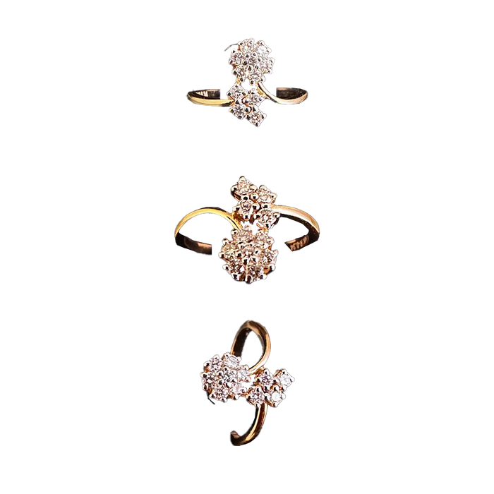 (RDL-735) Diamond Ring, Gold - 2.300 14KT, Diamond - 0.34