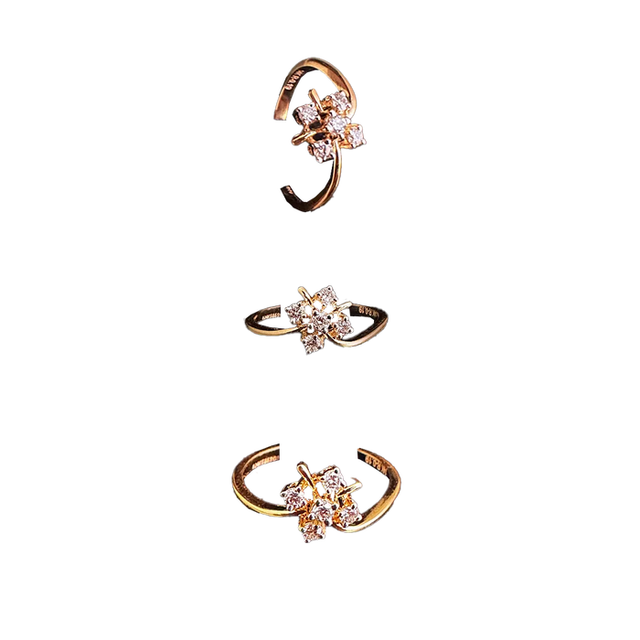 (RDL-743) Natural Diamond Ring, Gold - 2.070 14KT, Diamond - 0.19