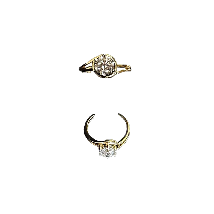 RG-067 Labgrown Ring, Diamond -1.23, Gold - 3.570 14KT