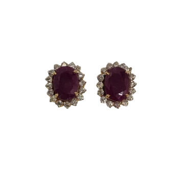 (TD-416) Natural Diamond 1.75 Gold=14kt -11.160 Rubies Cost-Rs.5000