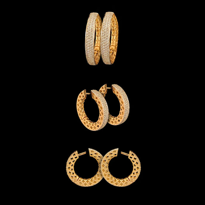 (TD 546) Diamond Bali, Gold 11.450 (14KT) Diamond 1.64 CT