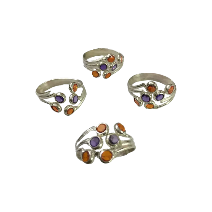 (TR-49) 11 Grams, Silver Toe Ring