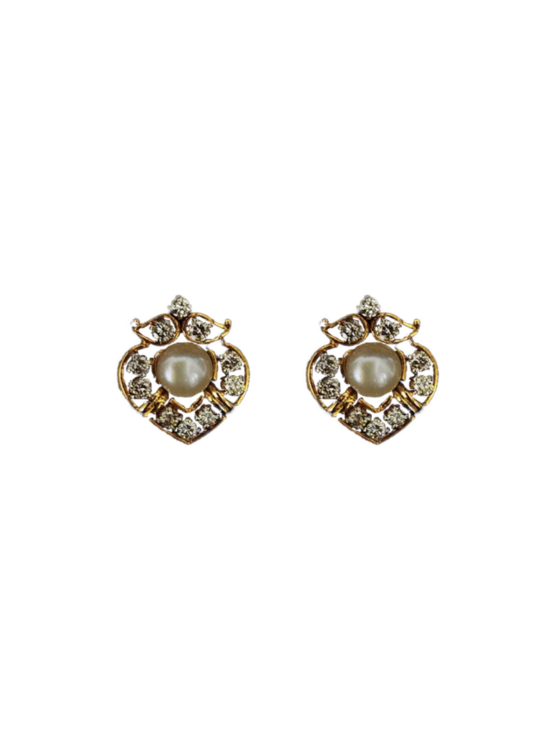 (TD-121) Diamond Tops in 14kt Hallmarked Gold (Diamond 0.70 CT ,Gold 8.700 CT)