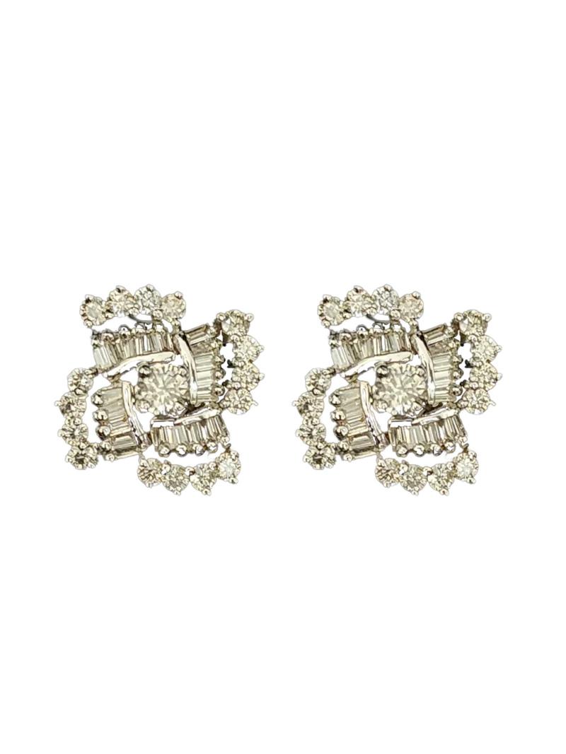 (TD-255) Diamond Tops in 14kt Hallmarked Gold (Diamond 1.93 weight 7.320)