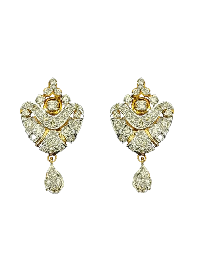 (TD-406) Diamond Tops in 14kt Hallmarked Gold (Diamond 1.13 CT ,Gold 7.280 CT)
