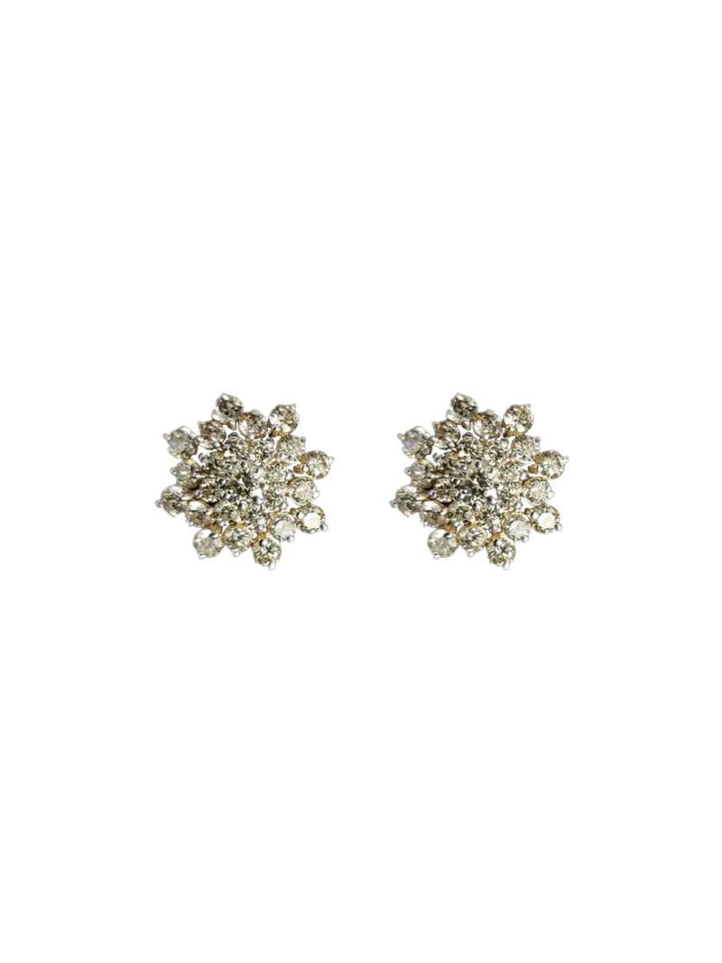 (TD-468)  Diamond Tops in 14kt Hallmarked Gold (Diamond 2.80 Grams ,Gold 9.743 Grams CT)