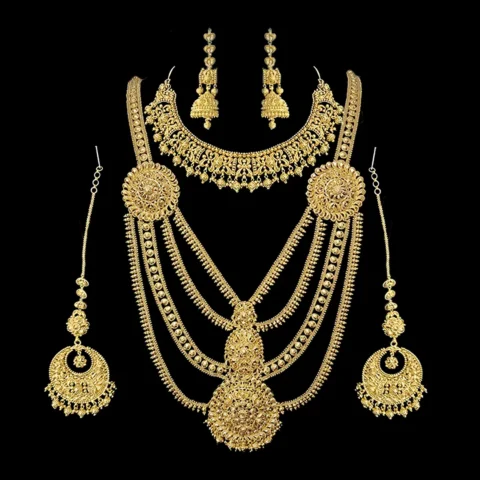 Gold Necklace 85.785 Gold earring 34.100 Small Gold Necklace 33.078, MSG-305 ,MSG-305-A and MSG-291 in 22kt